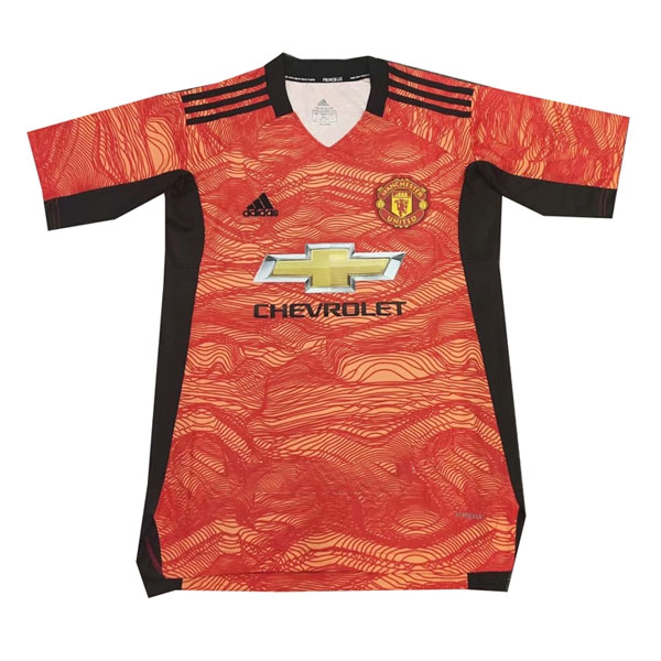 Thailand Trikot Manchester United Torwart 2021-2022 Orange Günstige Fußballtrikots